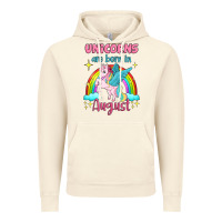 Vintage Artic unicorns are born in august Vintage Hoodie - Jasminsmagicworld