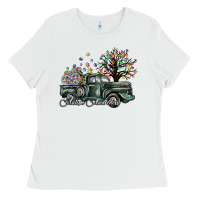White autism awareness Ladies Tee - SublimationCraftShop
