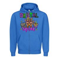 True Royal dental squad mardi gras teeth Zipper Hoodie - Jasminsmagicworld