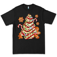Black christmas tree cake and cookies ado Premium Tee - AdoDesignShop