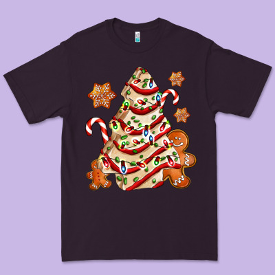 Christmas Tree Cake And Cookies Ado Premium Tee Designed By Adodesignshop