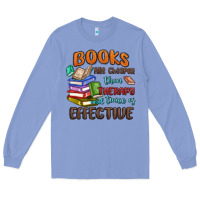 Colony Blue books are cheaper than therapy Long Sleeve Tee - MaliasSmallBusiness