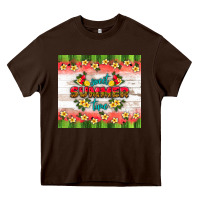 Chocolate Brown sweet summer time Heavy Core Tee - HRA Design Shop