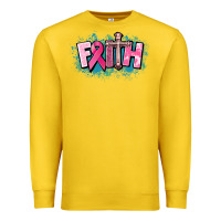 Lemon Cancer Faith Cross Premium Sweatshirt - HowdyJamesFarm