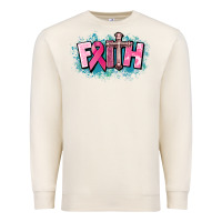 Sandshell Cancer Faith Cross Premium Sweatshirt - HowdyJamesFarm