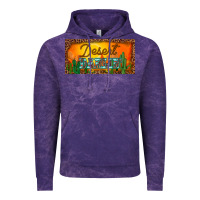 Cloud Purple western desert darlin sunset cactus leopard serape   license plate tem Vintage Hoodie - BarkalooDesign