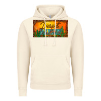Vintage Artic western desert darlin sunset cactus leopard serape   license plate tem Vintage Hoodie - BarkalooDesign