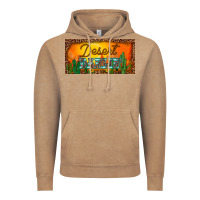 Vintage Coffee western desert darlin sunset cactus leopard serape   license plate tem Vintage Hoodie - BarkalooDesign