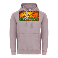Vintage Zinc western desert darlin sunset cactus leopard serape   license plate tem Vintage Hoodie - BarkalooDesign