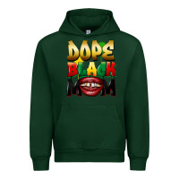 Forest Green Dope black mom Urban Hoodie - FaDigitalArtStudio