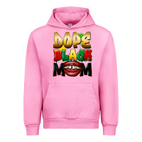 Fuchsia Pink Dope black mom Urban Hoodie - FaDigitalArtStudio