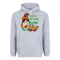 Heather Grey Get your fat pants ready Heavyweight Hoodie - NancyCooperArtShop