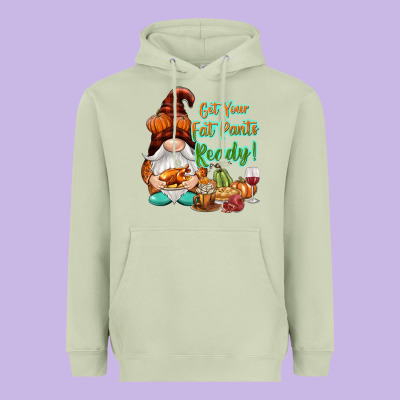 Get Your Fat Pants Ready Heavyweight Hoodie Designed By Nancycooperartshop