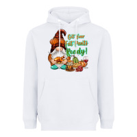 White Get your fat pants ready Heavyweight Hoodie - NancyCooperArtShop