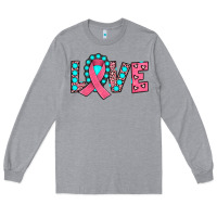 Heather Grey love Long Sleeve Tee - JahusDesignShop