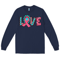 Navy love Long Sleeve Tee - JahusDesignShop
