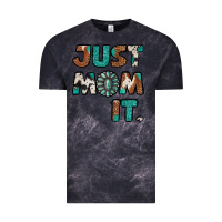 Cloud Black Just Mom It Vintage Tee - Jasminsmagicworld