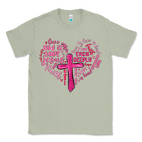 Matcha jesus is love heart cross valentines day Classic Tee - MaliasSmallBusiness