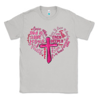 Moon Dust jesus is love heart cross valentines day Classic Tee - MaliasSmallBusiness