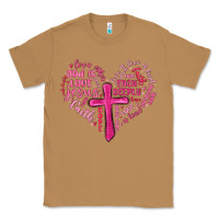Toasted Coconut jesus is love heart cross valentines day Classic Tee - MaliasSmallBusiness