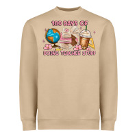 Mushroom 100 days of doing teacher stuff Heavyweight Sweatshirt - MaliasSmallBusiness