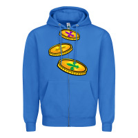 True Royal louisiana coins Zipper Hoodie - BarkalooDesign