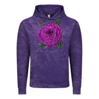 Cloud Purple Celestial Rose Vintage Hoodie - LillyAllenDesigns
