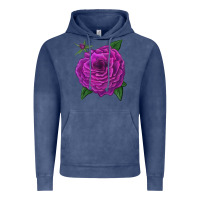 Vintage Denim Celestial Rose Vintage Hoodie - LillyAllenDesigns