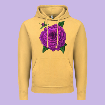 Celestial Rose Vintage Hoodie Designed By Lillyallendesigns