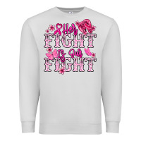 Dove Grey Her fight is our fight Cancer Awareness Premium Sweatshirt - HowdyJamesFarm