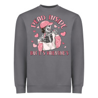 Storm dead inside but it's valentine's Heavyweight Sweatshirt - MaliasSmallBusiness