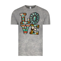 Cloud Rock Turquoise Love Vintage Tee - Jasminsmagicworld