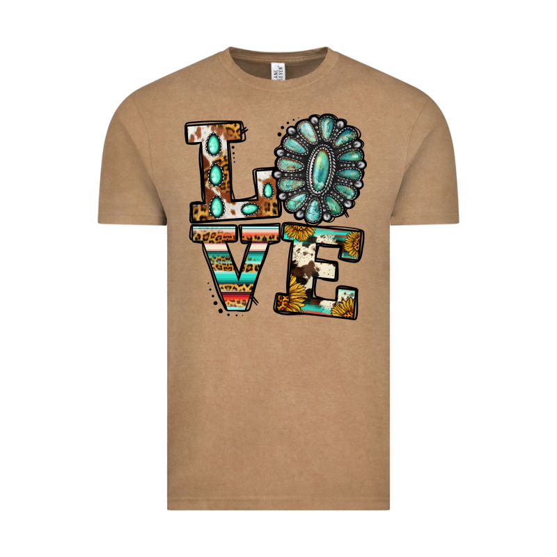 Turquoise Love Vintage Tee by Jasminsmagicworld | Teevron