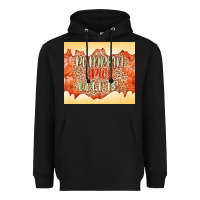 Black Pumpkin spice latte Heavyweight Hoodie - NancyCooperArtShop