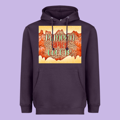 Pumpkin Spice Latte Heavyweight Hoodie Designed By Nancycooperartshop