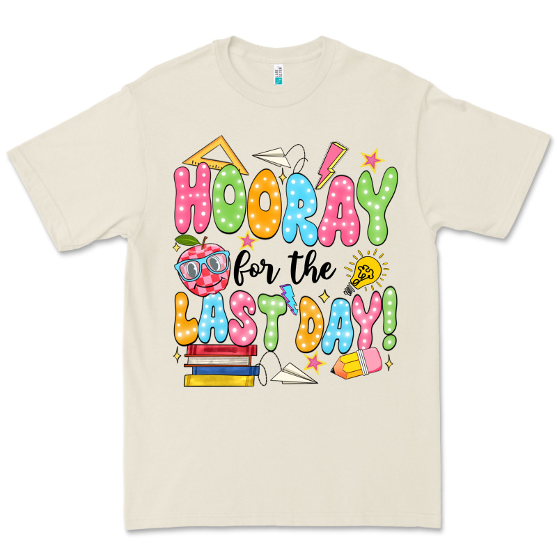 Hooray For The Last Day Black Premium Tee by JahusDesignShop | Teevron