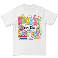 White hooray for the last day black Premium Tee - JahusDesignShop