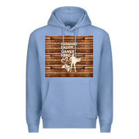 Colony Blue husband daddy gamer hero Premium Hoodie - TumblerDesignByShophia