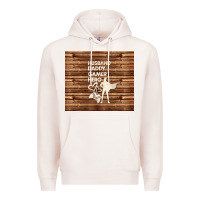 Pale Pink husband daddy gamer hero Premium Hoodie - TumblerDesignByShophia