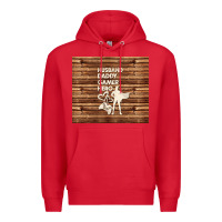 Red husband daddy gamer hero Premium Hoodie - TumblerDesignByShophia