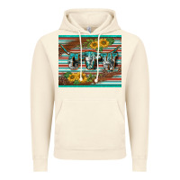 Vintage Artic western cow serape leopard sunflowers mousepad Vintage Hoodie - BarkalooDesign
