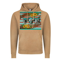 Vintage Camel western cow serape leopard sunflowers mousepad Vintage Hoodie - BarkalooDesign
