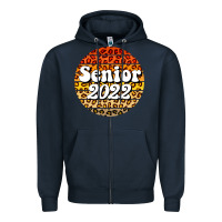 Navy senior 2022 Zipper Hoodie - BarkalooDesign