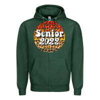 Sports Green senior 2022 Zipper Hoodie - BarkalooDesign