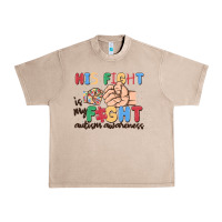 French Oak his fight is my fight autism awareness Urban Heavy Tee - MaliasSmallBusiness