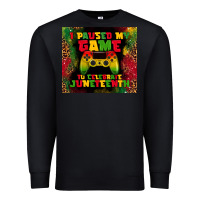 Black i paused my game Premium Sweatshirt - TumblerDesignByShophia
