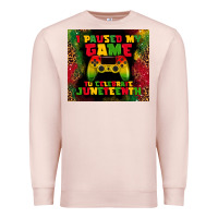 Pale Pink i paused my game Premium Sweatshirt - TumblerDesignByShophia