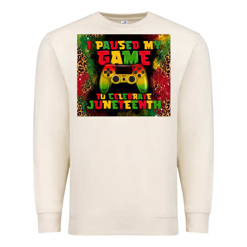 I Paused My Game Premium Sweatshirt by TumblerDesignByShophia | Teevron