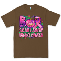 Cacao halloween boo with cancer ribbon breast cancer sca Premium Tee - AdoDesignShop