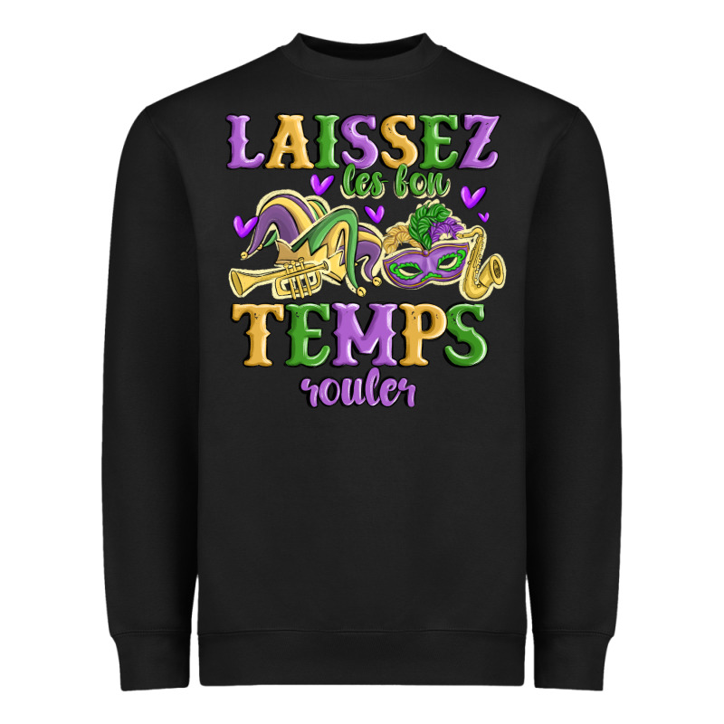 Laissez Les Bon Temps Rouler Heavyweight Sweatshirt by MaliasSmallBusiness | Teevron